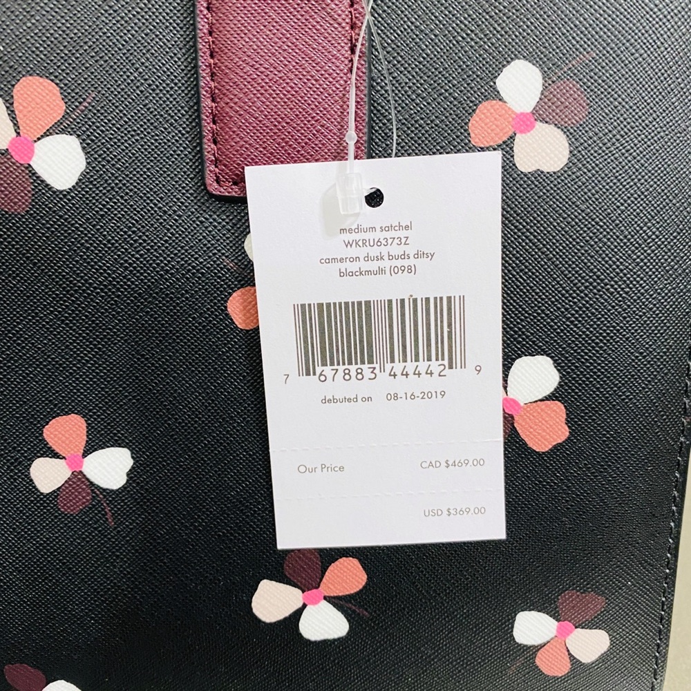 Kate Spade Authentic Cameron Dusk Buds M Satchel - Picture 5 of 5